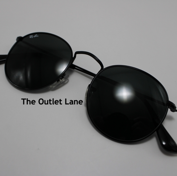 Model Display Ray-Ban Round Metal Black RB3447 - Picture 8 of 16